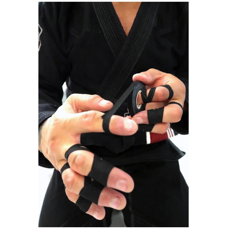 Ferus 0.3-inch Sport Finger Tape, 3 Rolls, Black