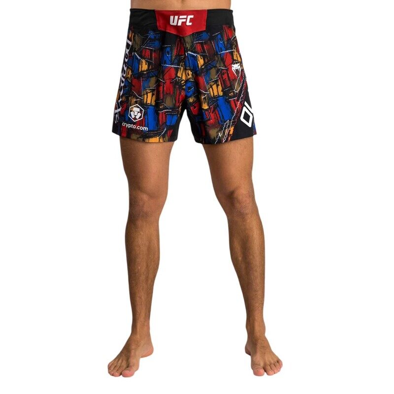 

UFC UNRIVALED BY VENUM CHARLES OLIVEIRA FIGHT SHORT RED LARGE