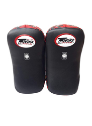 Twins Special Medium KPL-10 Kicking Pads, Black/Red