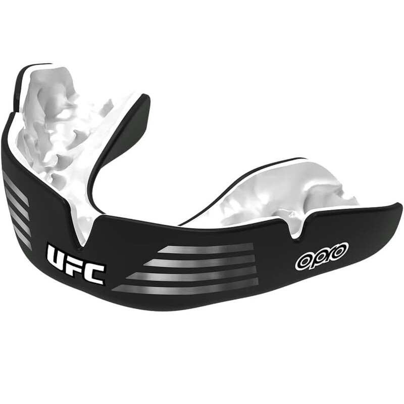 

Opro Instant Custom Fit Ufc Strike Silver/Black/White Adult