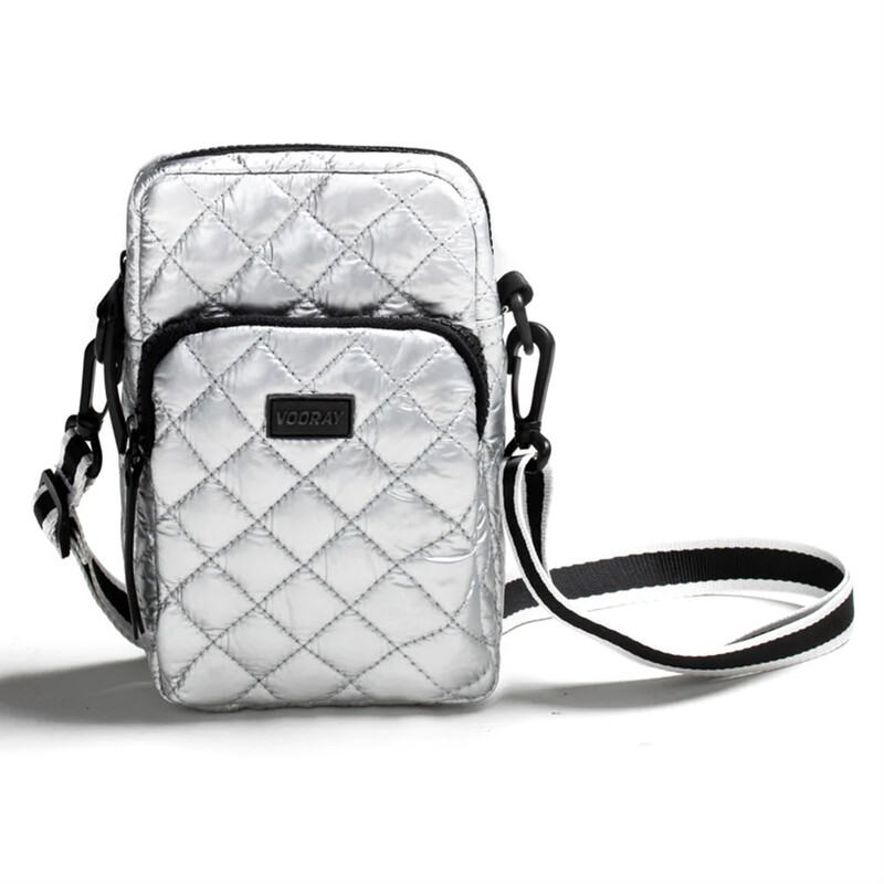 CORE CROSSBODY QUILTED SILVER STANDARD