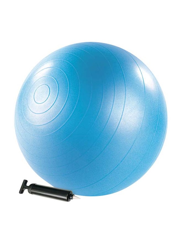 Merrithew Stability Ball with Pump, 55cm, Blue
