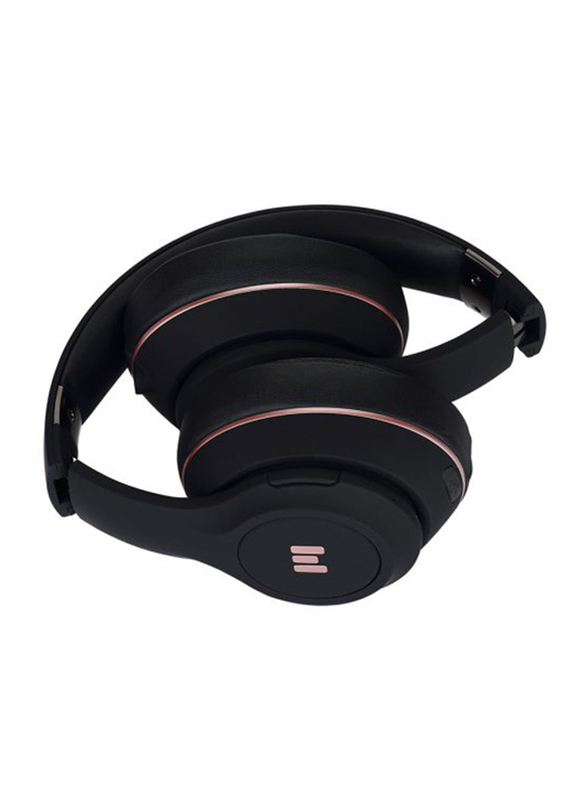 Miiego Boom Wireless On-Ear Sports Headphones, Black/Rose Gold