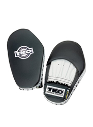 TKO 2-Pieces Pro Style Leather Punch Mitts, Black
