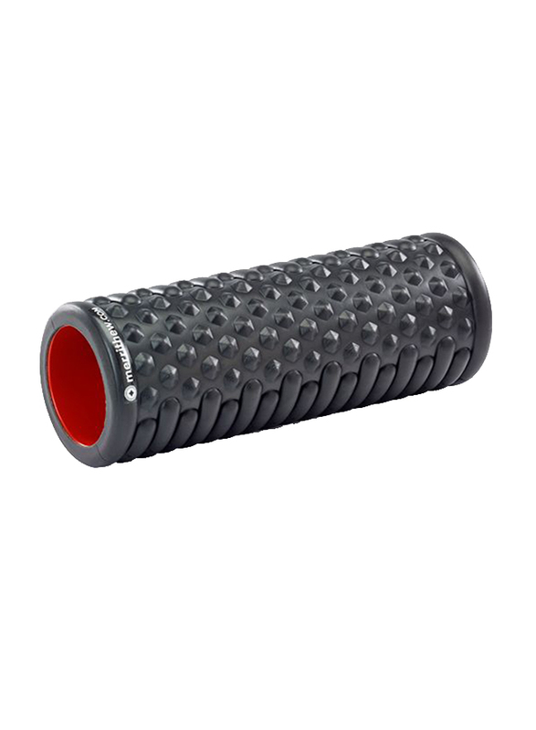 Merrithew Massage Point Foam Roller, 15 Inch, Grey/Red
