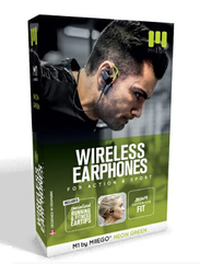 Miiego M1 Wireless In-Ear Sports Headphones, Neon Green