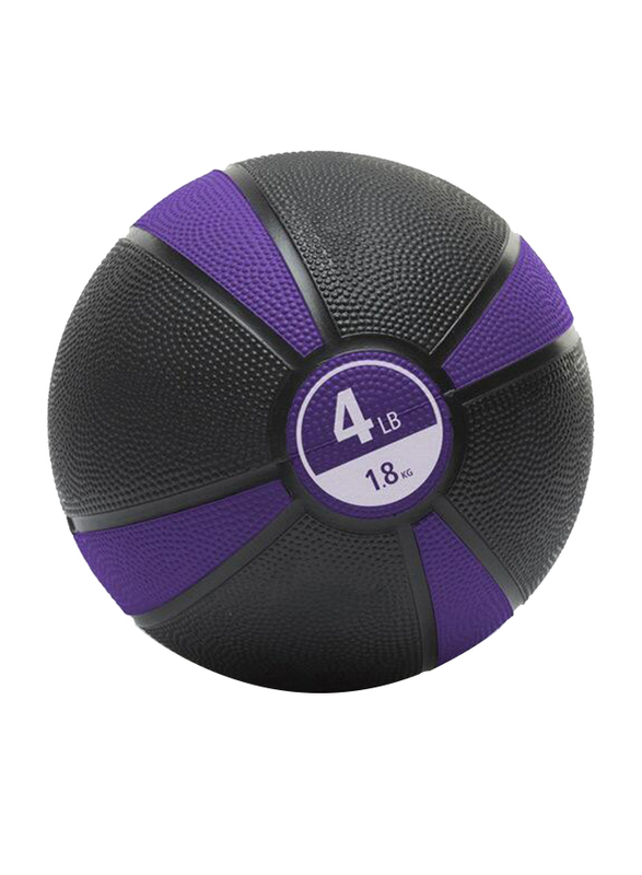 Merrithew Medicine Ball, 4 Lbs, Purple/Black