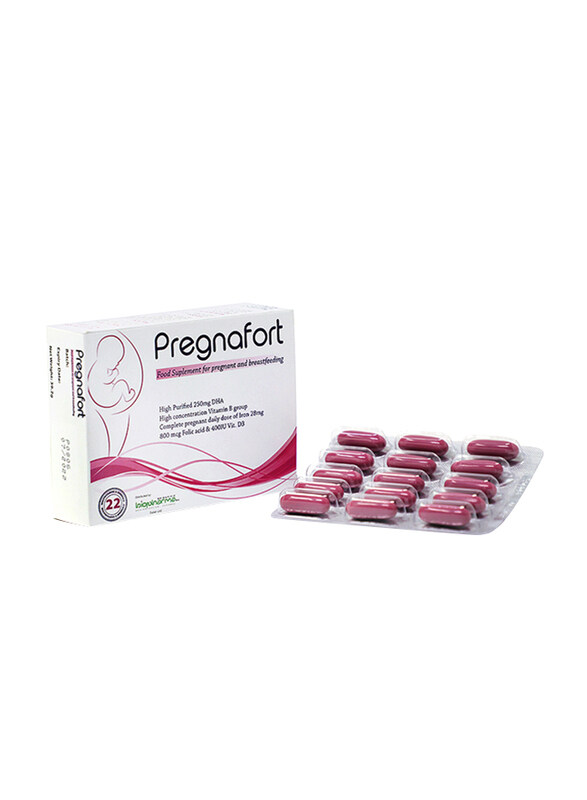 

Pregnafort Multivitamins, Minerals & Omega Supplement, 30 Soft Capsules