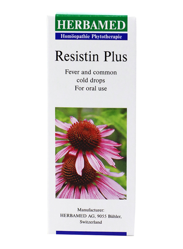 Resistin Plus Echinacea Fever and Common Cold Oral Drops, 50ml