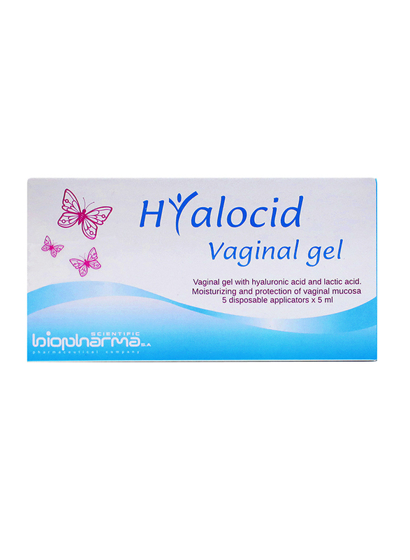 HyaloCid Hyaluronic Acid & Lactic Acid Vaginal Gel, 5ml x 5 Pieces