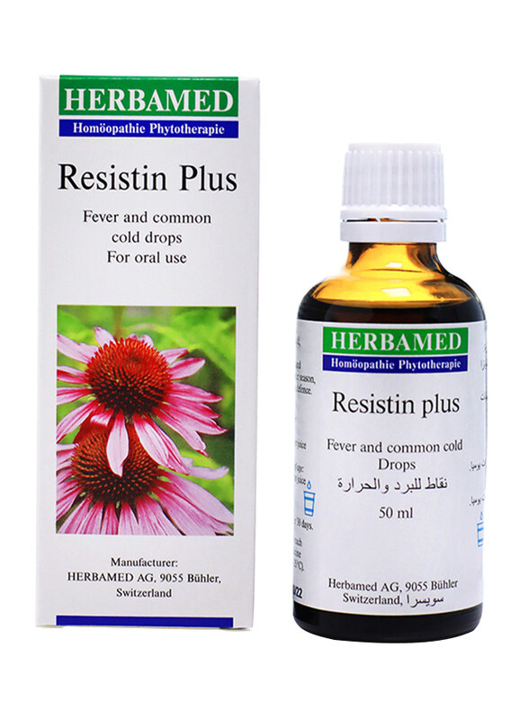 

Resistin Plus Echinacea Fever and Common Cold Oral Drops, 50ml