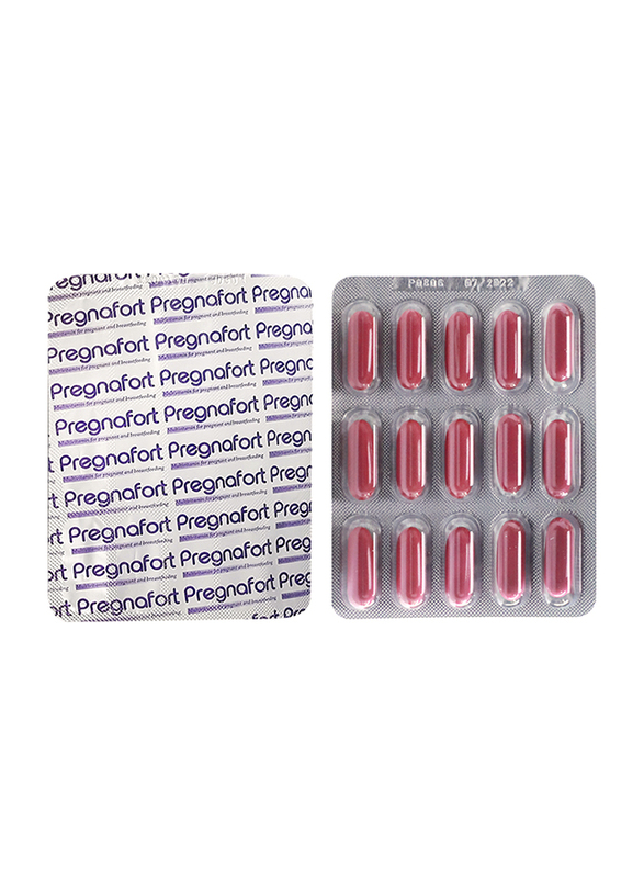Pregnafort Multivitamins, Minerals & Omega Supplement, 30 Soft Capsules