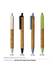 سلفر سورد قلم صديق للبيئة مصنوع من القش, اخضر