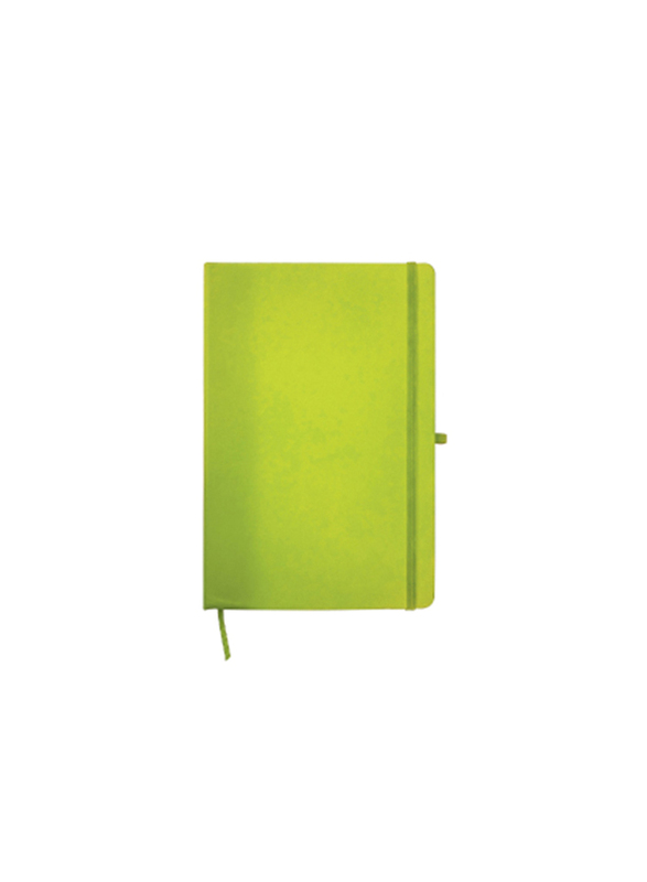 سلفر سورد مجلد دفتر ترويجي مع تقويم, جيب وحامل للقلم, مقاس A5, اخضر فاتح