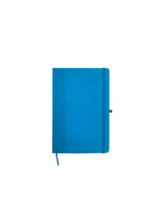Silver Sword Promotional Notebook with Calendar, Pocket & Pen Holder, A5 Size, Light Blue