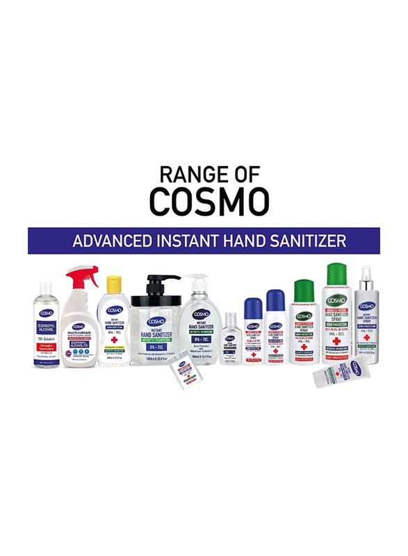 Cosmo Advanced Instant Hand Sanitizer Spray, 100ml x 30 Pieces