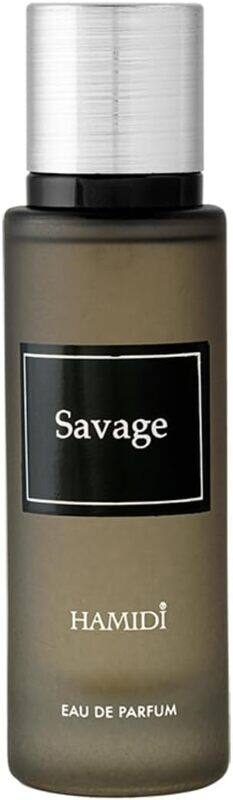 

Hamidi Perfumes For Men Savage Eau De Parfum 30ml Black