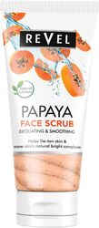 Revel Beauty Skin Care Papaya Face Scrub For Men & Women 150ml, Fruits Scrubber, Exfoliating, Hydration, Restoring Supply, Youthful Glow, Radiant Complexion