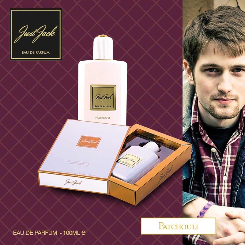 Just Jack Patchouli Perfumes For Men Eau De Parfum 100ML, For Him Long Lasting Fragrance