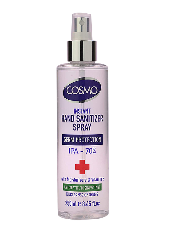 Cosmo Value Pack Instant Hand Sanitizer Spray, 250ml, 2 Pieces