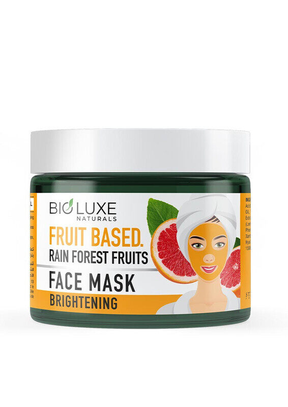 

Bioluxe Naturals Fruit Based Face Mask 400gm, Rain Forest Fruits , Brightening Face Mask