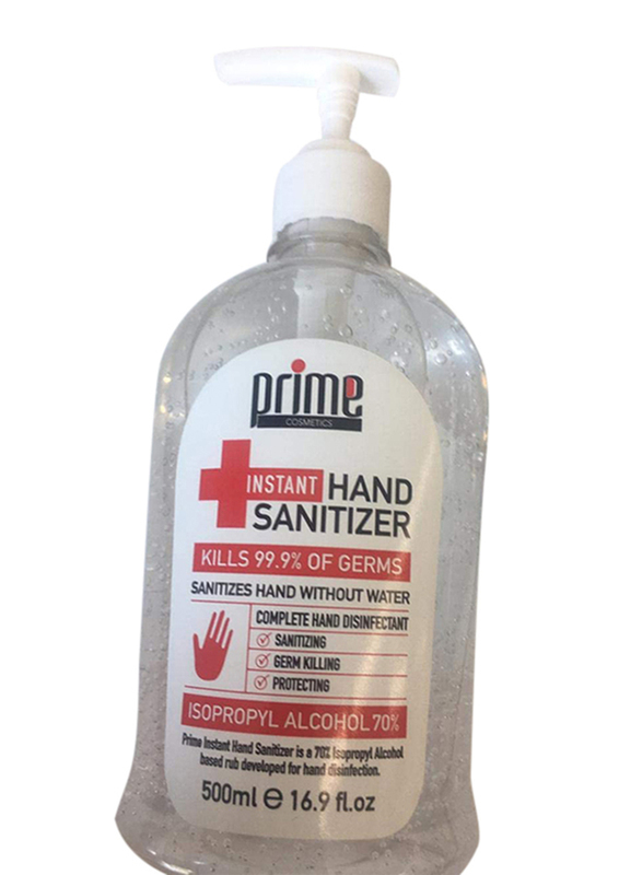 Prime Instant Hand Sanitizer Gel, 500ml