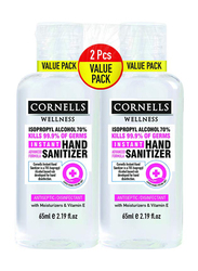 Cornells Wellness Instant Hand Sanitizer Gel, 65ml x 2 Pieces