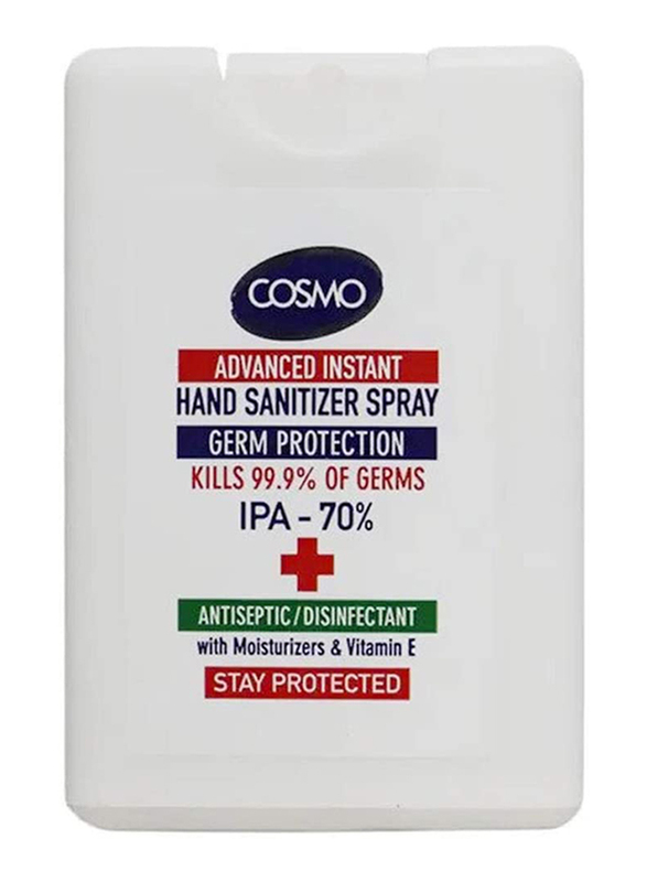 Cosmo Advanced Instant Hand Sanitizer Spray Pocket, 15ml, 5 Pieces
