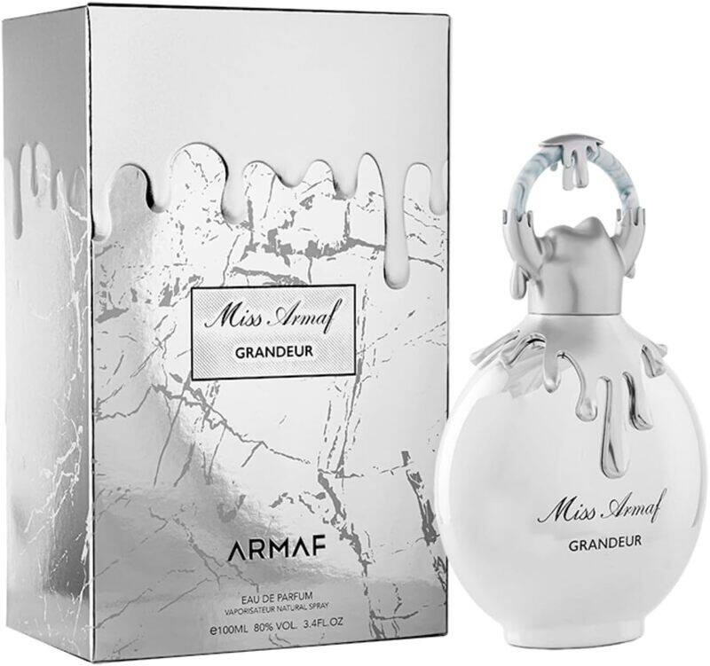 

Armaf Perfume for Women Miss Armaf Grandeur Eau De Parfum 100ml For Her, Long Lasting, Fragrance, Silver