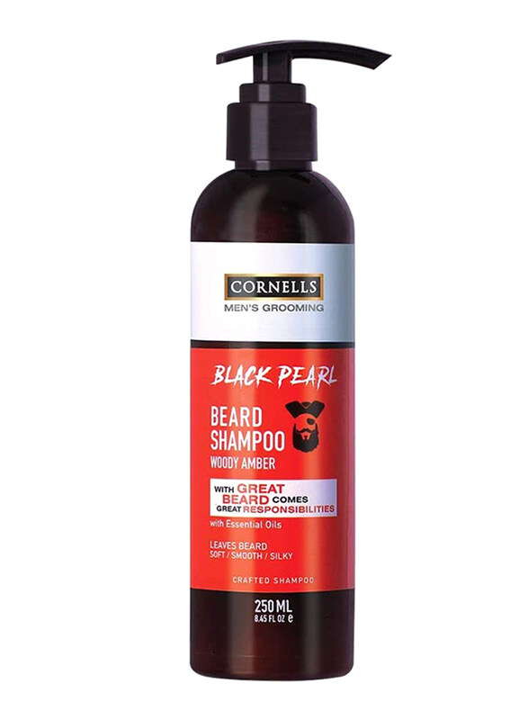 

Cornell's Cornells Men's Grooming Woody Amber Beard Shampoo with Vitamin E, 250ml