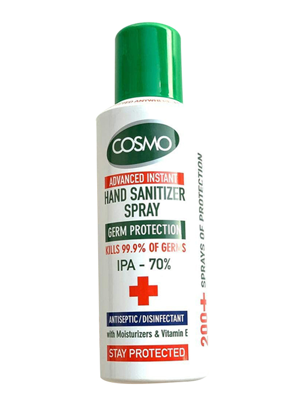Cosmo Advanced Instant Antiseptic & Disinfectant Hand Sanitizer Spray, 200ml