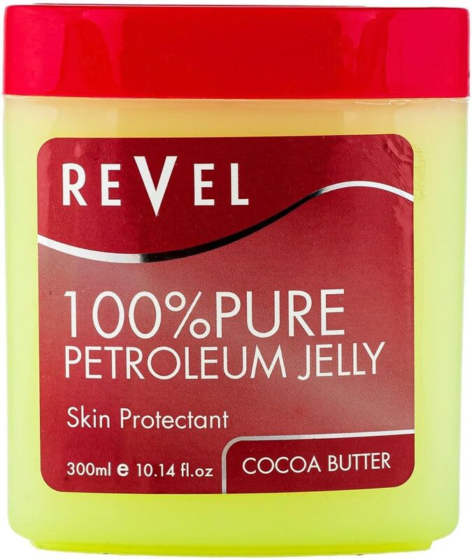 Revel Skin Care, Cocoa Butter 100% Pure Petroleum Jelly 300ml, Skin Care, Skin Protectant, Softens, Soothe, Moisturize