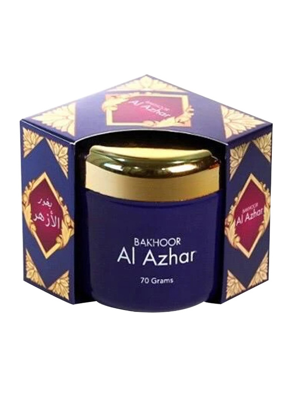 Hamidi Al Azhar Bakhoor, 70gm, Blue/Gold