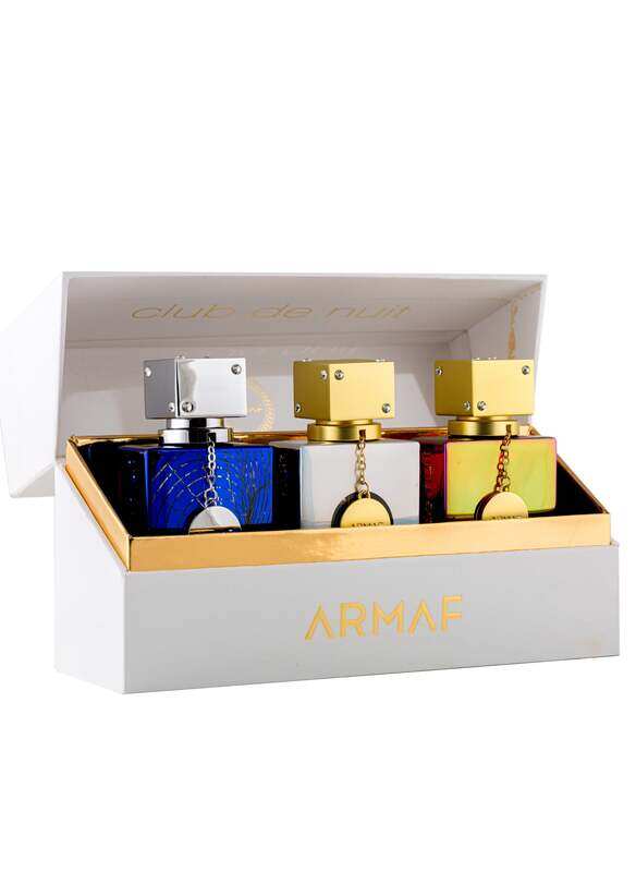 

Armaf Club De Nuit Collector’s Pride Untold + iconic + imperial 30ml EDP Perfume 3pc Gift Set