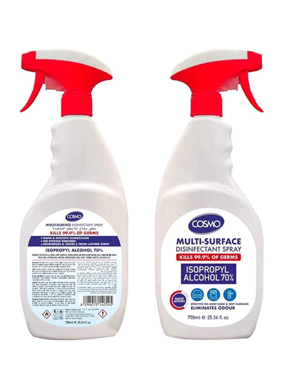 Cosmo Advanced Multi Surface Disinfectant Spray, 750ml