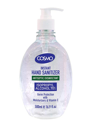 Cosmo Instant Hand Sanitizer Antiseptic/Disinfectant Gel, 500ml