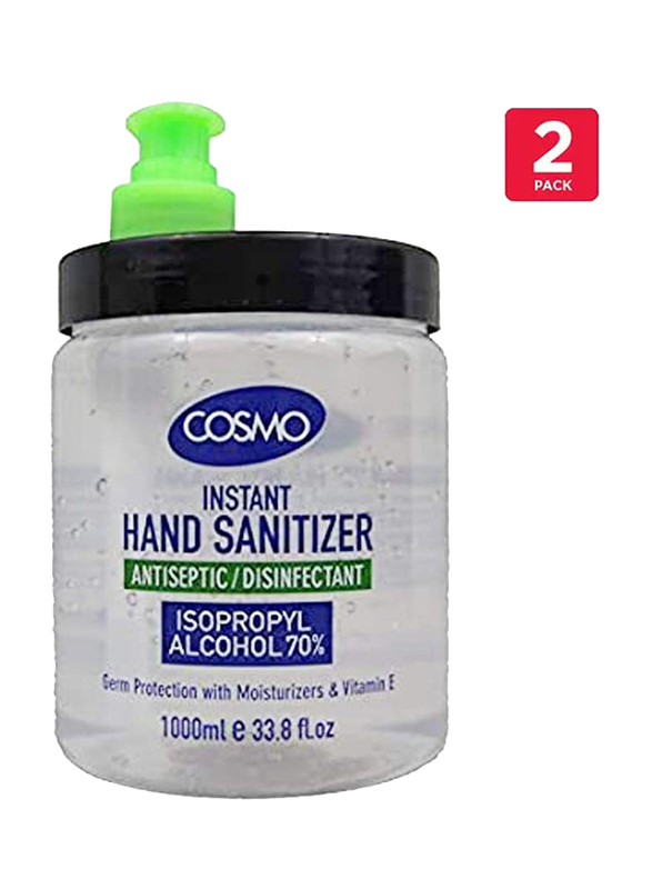 Cosmo Best Selling Instant Hand Sanitizer, 1000ml, 2 Pieces