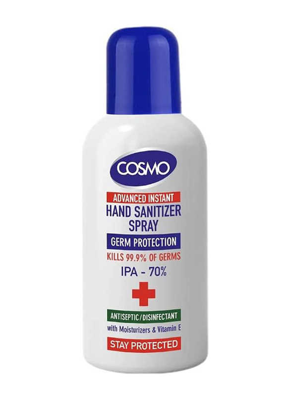 Cosmo Advanced Instant Antiseptic/Disinfectant Hand Sanitizer Spray, 100ml