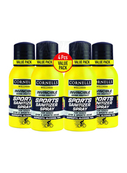 Cornells Wellness Invincible Sport Sanitizer Spray, 100ml x 4 Pieces