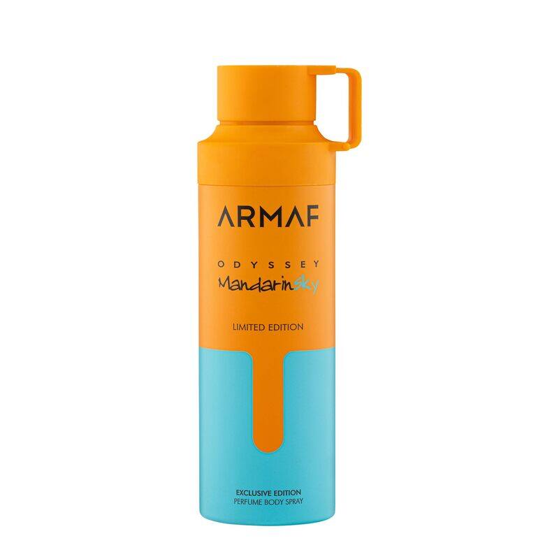 

Armaf Odyssey Mandarin Sky Limited Edition Exclusive Perfume Body Spray For Men 200ml, Deodorant Spray
