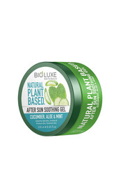 Bioluxe Naturals Plant Based After Sun Soothing Gel 250ml, Cucumber and Aloe Mint, Instantly Hydrates,soothes & Protects Dry, Sensitive Skin