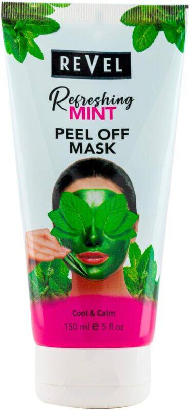 

Revel Skin Care Refreshing Mint Peel Off Mask 150ml, For Men & Women, Soothing and Refreshing, Removes Black Head & White Head, Face Wash, Bath & Body