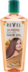 Revel Naturals Almond Enriched Hair Oil 200 Ml, Provides Volume & Thickness, Hairs Care, Bath & Body, Treatments