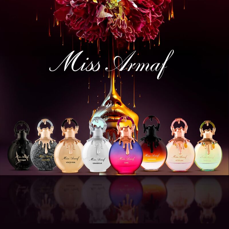 Armaf Perfume for Women Miss Armaf Grandeur Eau De Parfum 100ml For Her, Long Lasting, Fragrance, Silver