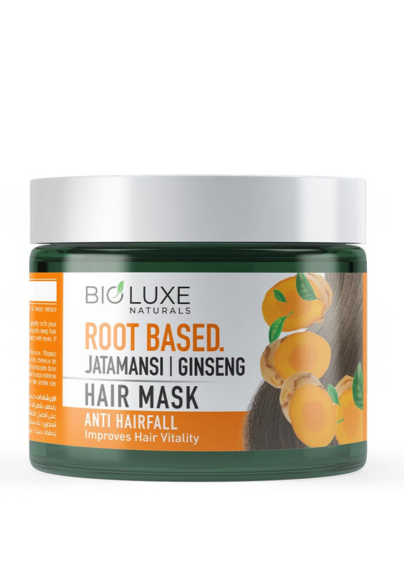 Bioluxe Naturals Root Based Hair Mask 325ml, Jatamanasi+ Ginseng, Shine & Nourish
