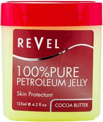 Revel Skin Care, Cocoa Butter 100% Pure Petroleum Jelly 125ml, Skin Care, Skin Protectant, Softens, Soothe, Moisturize, Bath & Body, Beauty