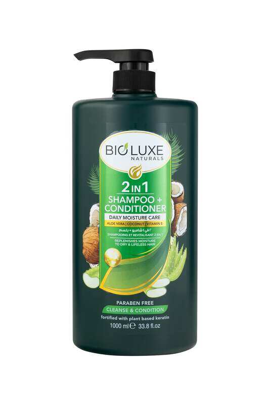 

Bioluxe Naturals 2 in 1 Shampoo & Conditioner Daily Moisture Care 1000ml