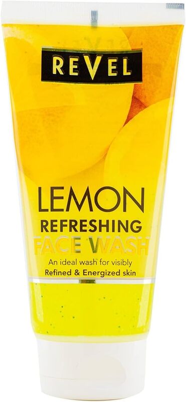 Revel Face & Body Care Lemon Refreshing Face Wash 150ml, An Ideal Daily Wash For Visibly refined & Energized Skin, Cleansing