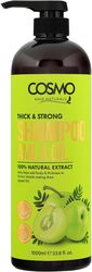 Cosmo Thick & Strong Amla Oil Shampoo 1000ml, 33.8 fl.oz, For Men and Women