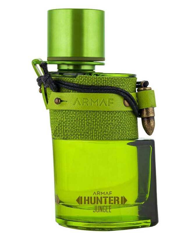 

Armaf New Hunter Jungle Green Bullet Eau De Parfum 100ml Perfume For Men, Amber Leather, Premium Fragrance for Him